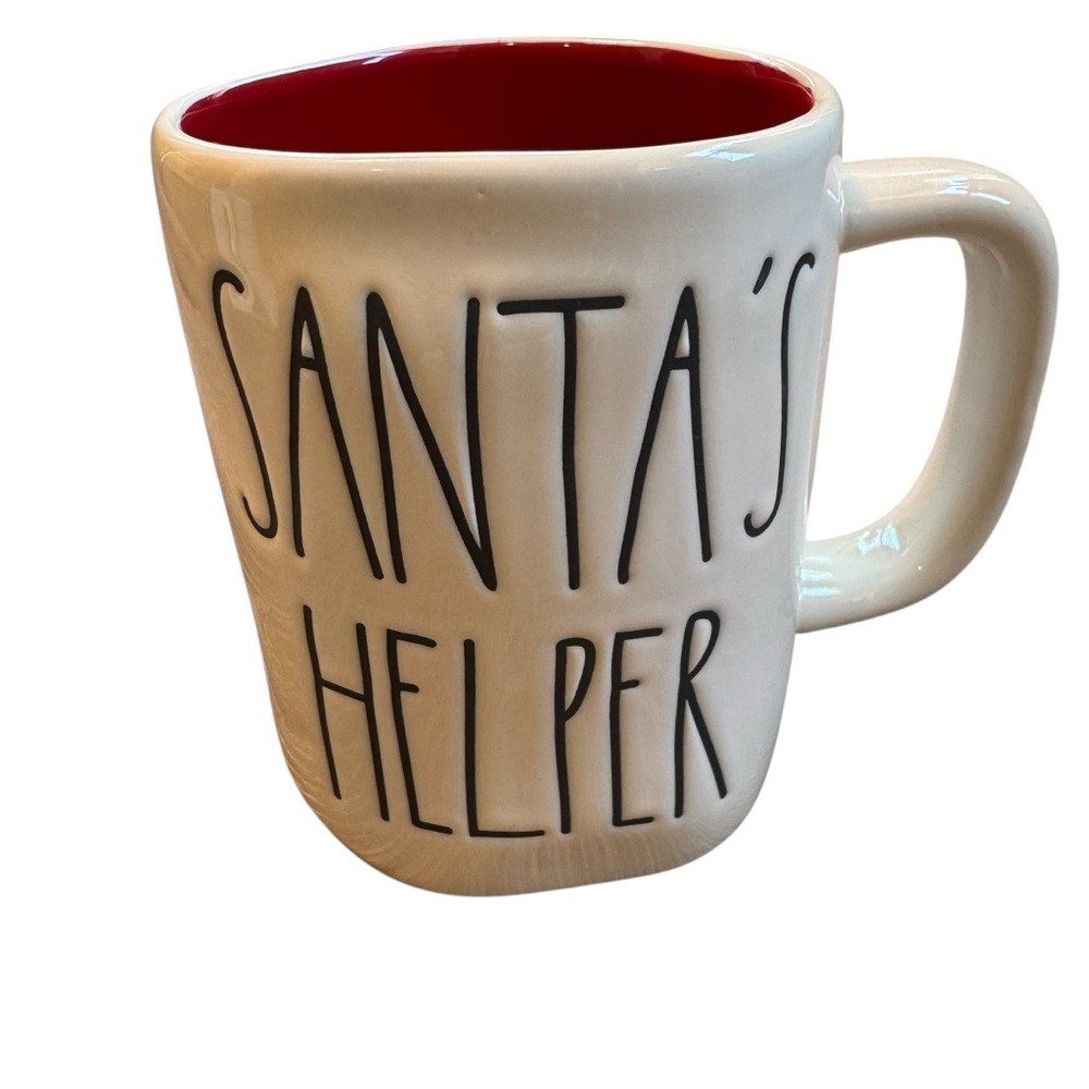 Rae Dunn SANTA’S HELPER Christmas Mug